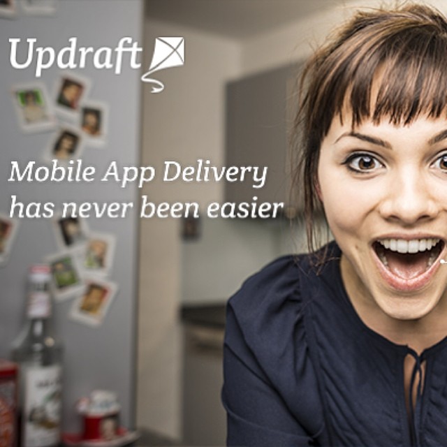 Bild der ersten Updraft Marketingkampagne