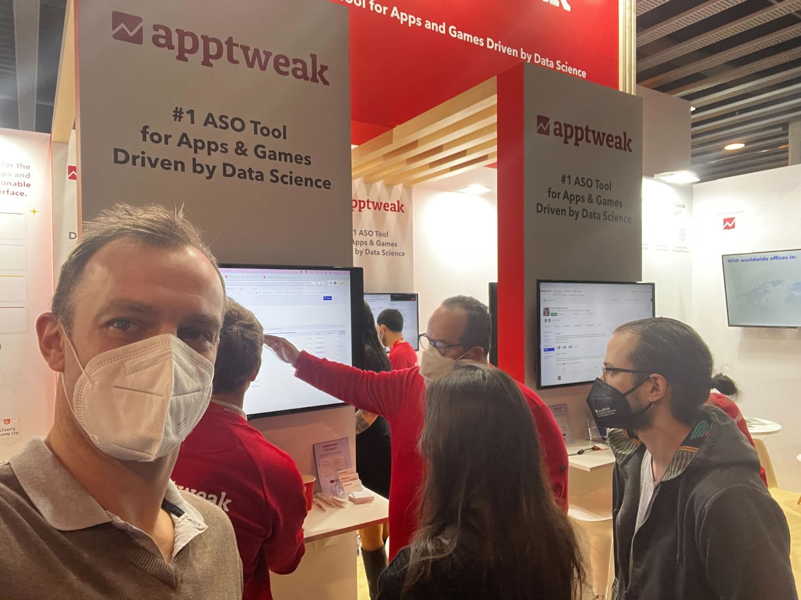 Stand von AppTweak am Mobile World Congress