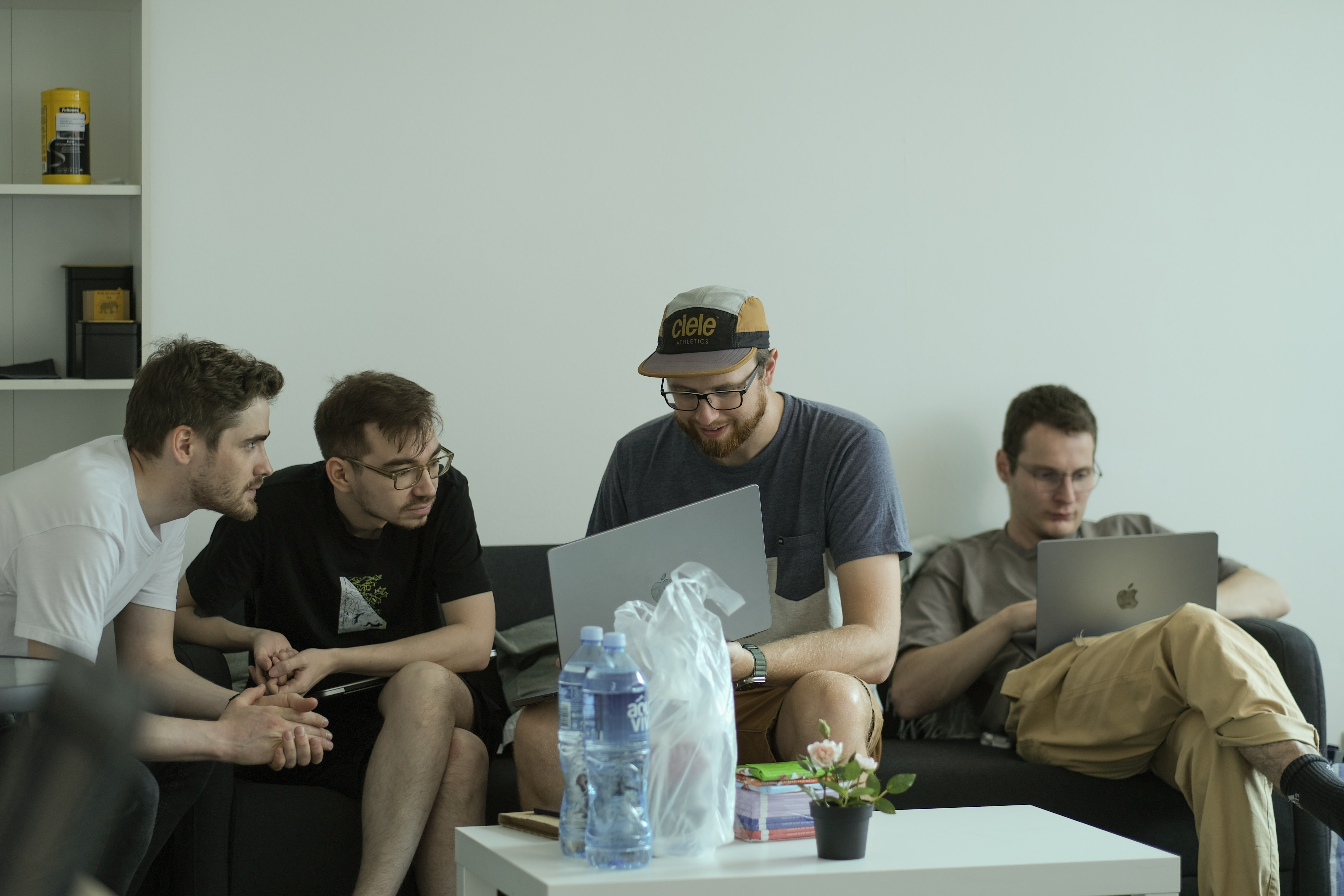 Das QA Team am Arbeiten