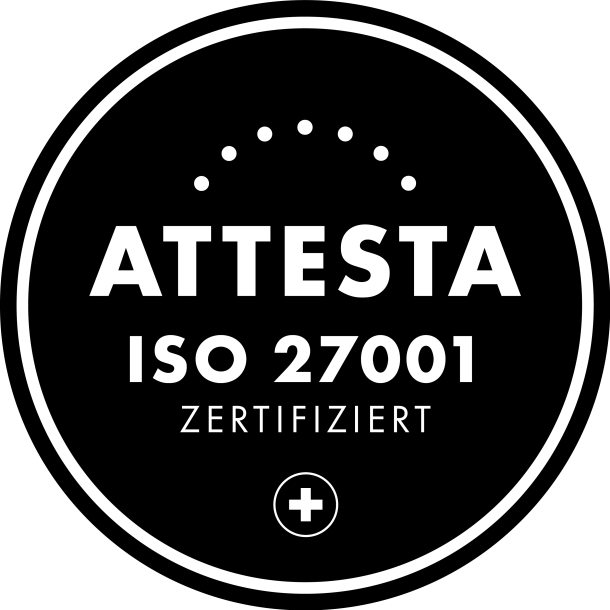 Zertifizierungssiegel ISO 27001 von Apps with love