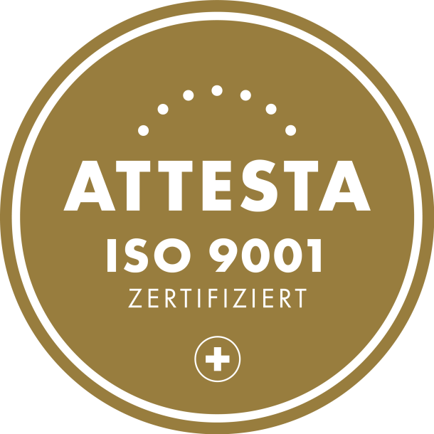 Zertifizierungssiegel ISO 9001 von Apps with love