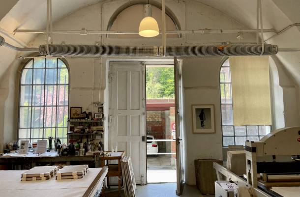 Tom Blaess' printshop