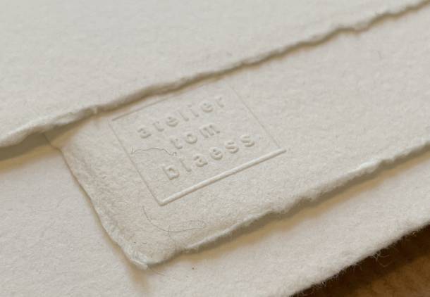 Detail view Tom Blaess imprint