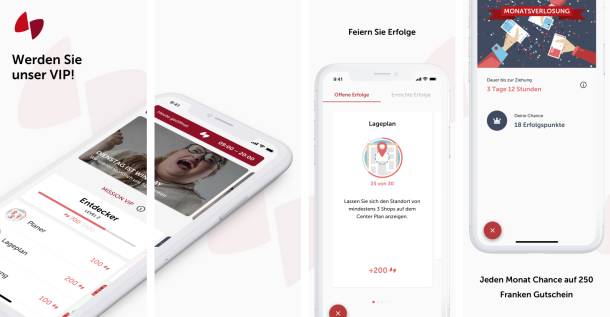 Aperçus de l'app Shoppi Tivoli 1/2