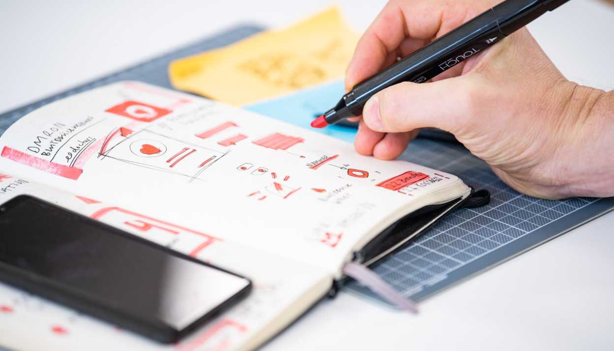 Apps with love service pour le travail de conception et de design