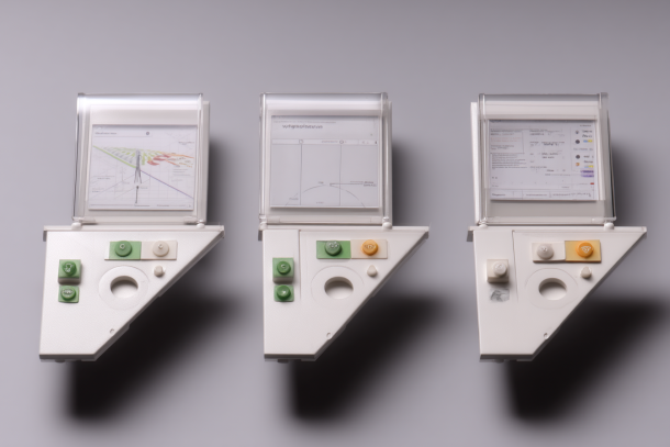 "UI / Useless Interfaces" KI Kunst von __ewert__