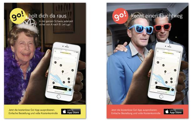 Kampagnenentwürfe für go!