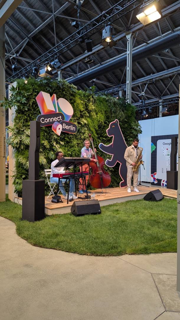 Jazzband an der Google I/O Connect