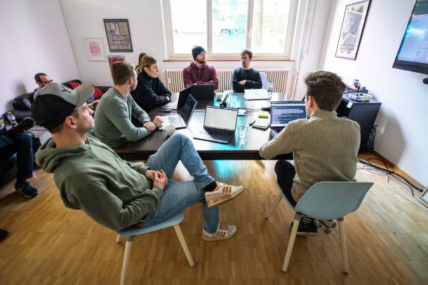 Teammeeting bei Apps with love