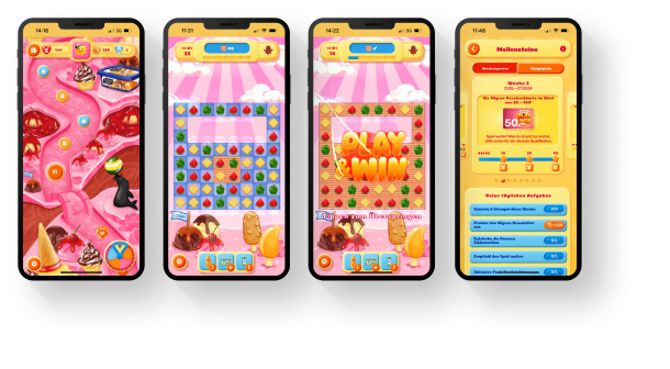 4 Screens von Migros Play and Win