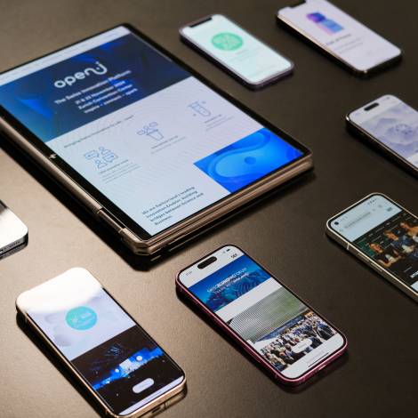 Event Websites von NZZ Connect auf Tablet und Smartphones