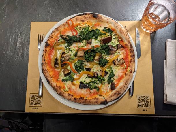 Pizza at the Droidcon