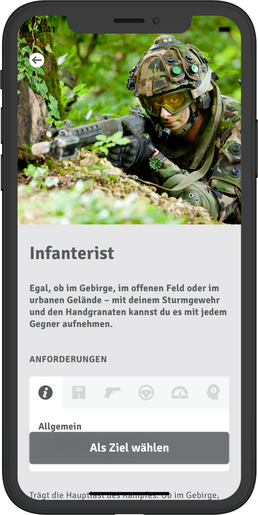 Team Armee Anforderungen