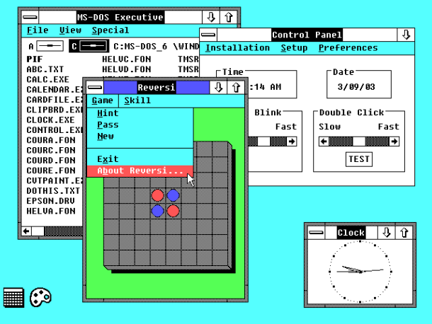 windows 2.0 desktop (1987)