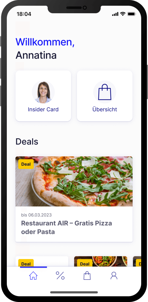 ZRH Insider App Dashboard